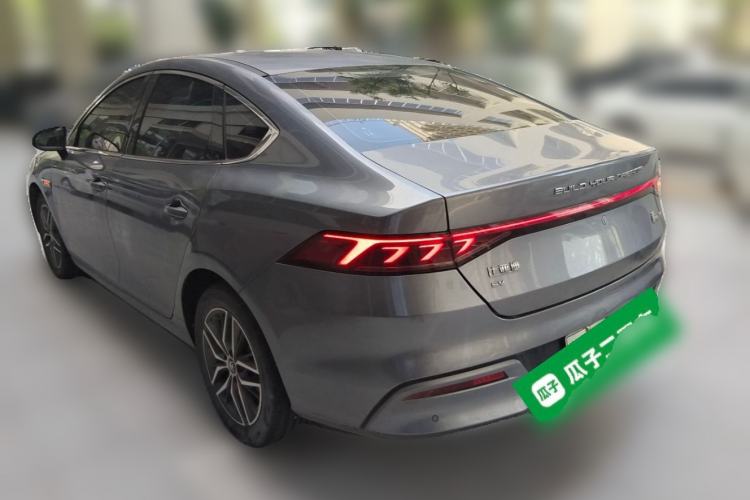 Used BYD Qin PLUS 2021 EV 400KM Luxury Model Rear Left 45 Deg