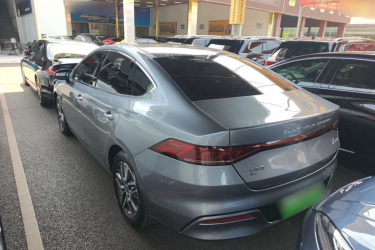 Used BYD Qin PLUS 2021 EV 500KM Premium Model Rear Left 45 Deg