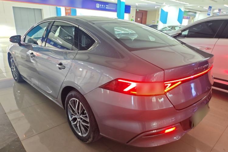 Used BYD Qin PLUS 2021 EV 500KM Luxury Model Rear Left 45 Deg