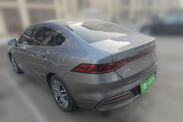 Used BYD Qin PLUS 2021 EV 500KM Luxury Model Rear Left 45 Deg
