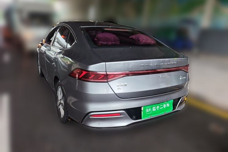 Used BYD Qin PLUS 2021 EV 500KM Luxury Model Rear Left 45 Deg
