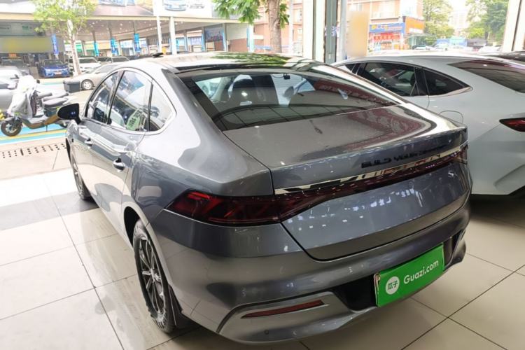 Used BYD Qin PLUS 2021 EV 400KM Leading Comfort Edition Rear Left 45 Deg
