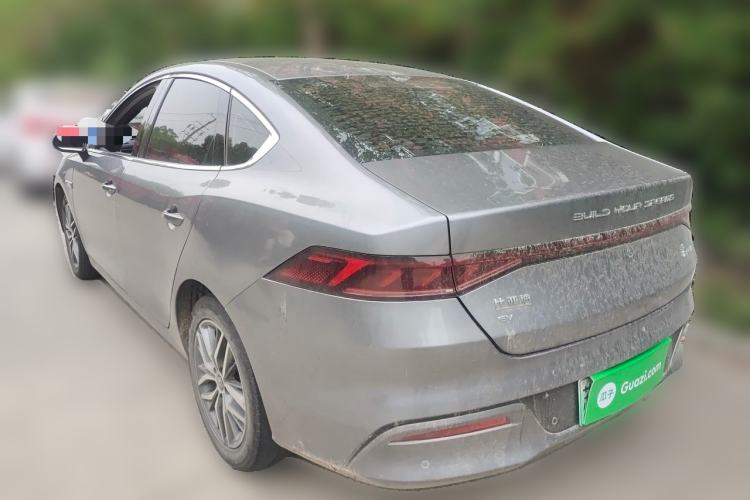 Used BYD Qin PLUS 2021 EV 500KM Luxury Model Rear Left 45 Deg