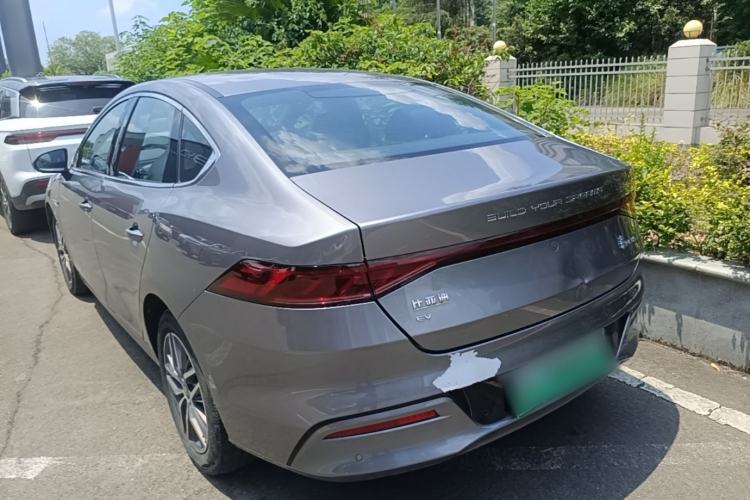 Used BYD Qin PLUS 2021 EV 500KM Luxury Model Rear Left 45 Deg