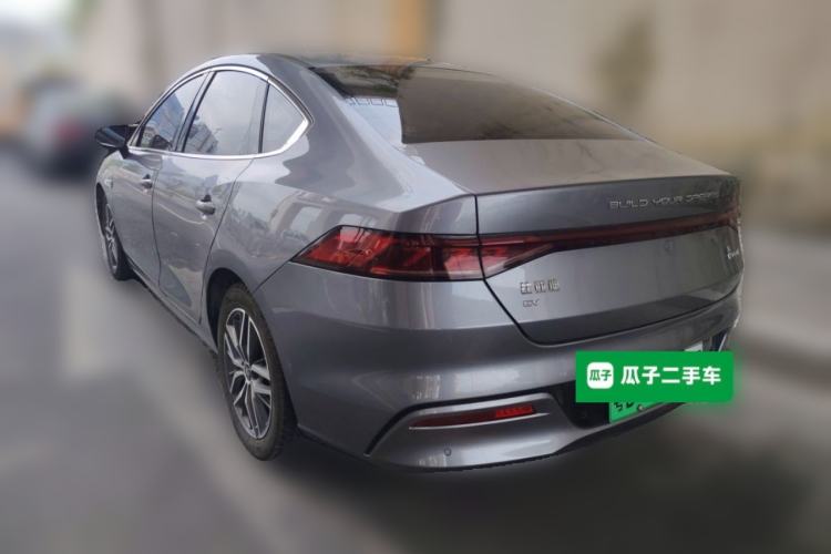 Used BYD Qin PLUS 2021 EV 500KM Luxury Model Rear Left 45 Deg