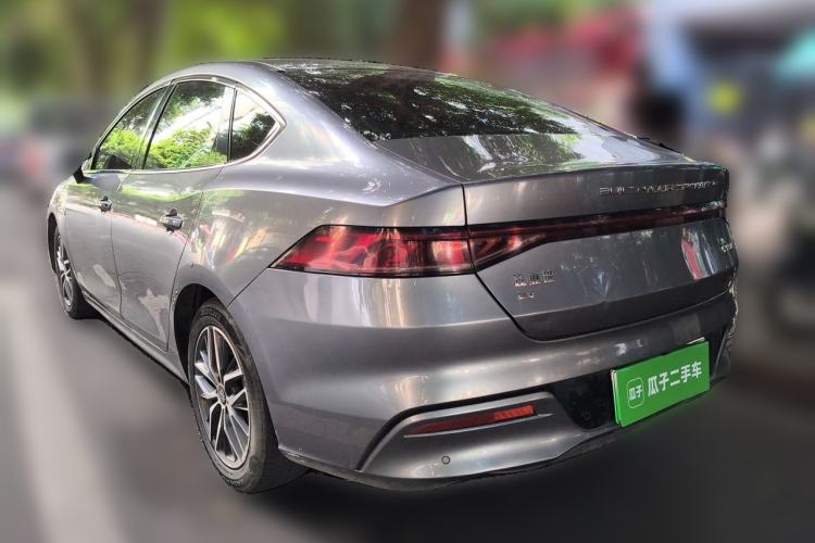 Used BYD Qin PLUS 2021 EV 500KM Luxury Model Rear Left 45 Deg