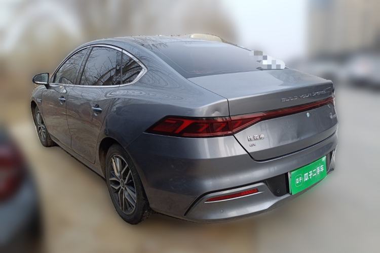 Used BYD Qin PLUS 2021 EV 500KM Premium Model Rear Left 45 Deg