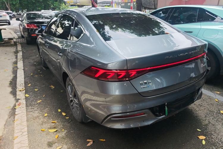 Used BYD Qin PLUS 2021 DM-i 55KM Flagship Model Rear Left 45 Deg