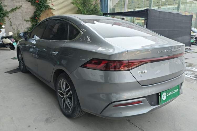 Used BYD Qin PLUS 2021 EV 500KM Luxury Model Rear Left 45 Deg