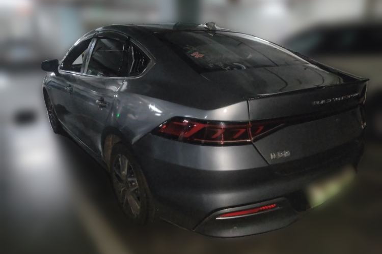 Used BYD Qin PLUS 2021 EV 500KM Luxury Model Rear Left 45 Deg