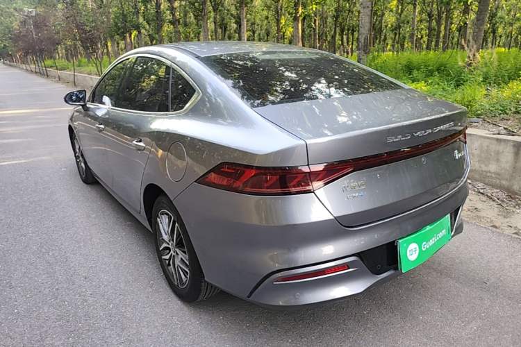 Used BYD Qin PLUS 2021 DM-i 55KM Flagship Model Rear Left 45 Deg