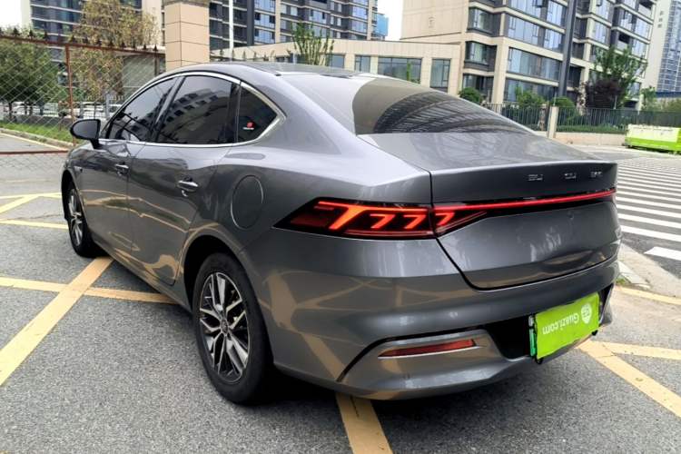 Used BYD Qin PLUS 2021 DM-i 120KM Flagship Model Rear Left 45 Deg