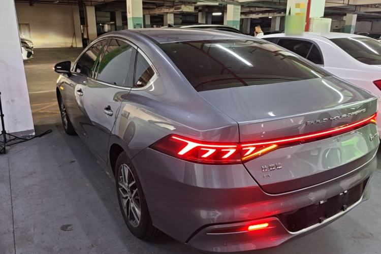 Used BYD Qin PLUS 2021 EV 500KM Luxury Model Rear Left 45 Deg