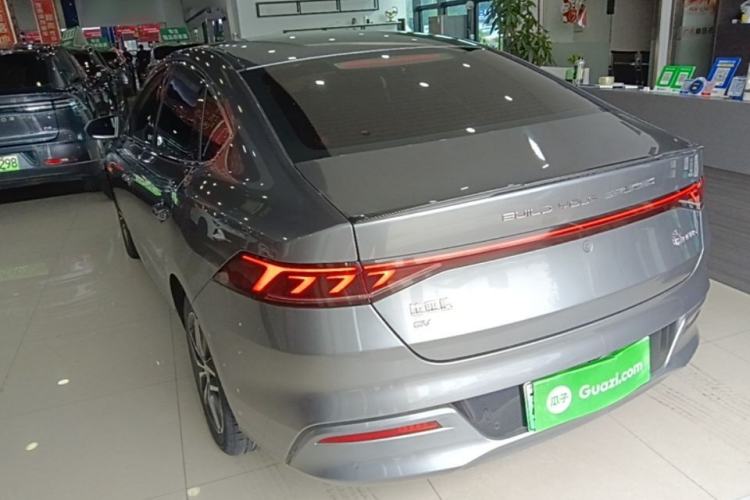 Used BYD Qin PLUS 2021 EV 500KM Luxury Model Rear Left 45 Deg