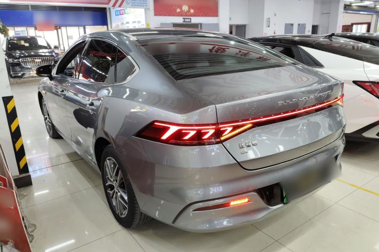 Used BYD Qin PLUS 2021 EV 400KM Luxury Model Rear Left 45 Deg
