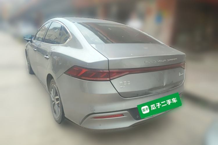 Used BYD Qin PLUS 2021 EV 500KM Luxury Model Rear Left 45 Deg