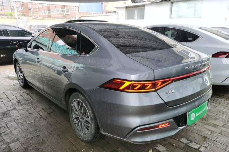 Used BYD Qin PLUS 2021 EV 500KM Luxury Model Rear Left 45 Deg