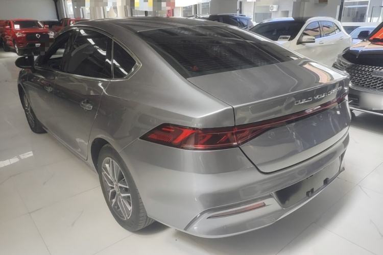 Used BYD Qin PLUS 2021 EV 500KM Luxury Model Rear Left 45 Deg