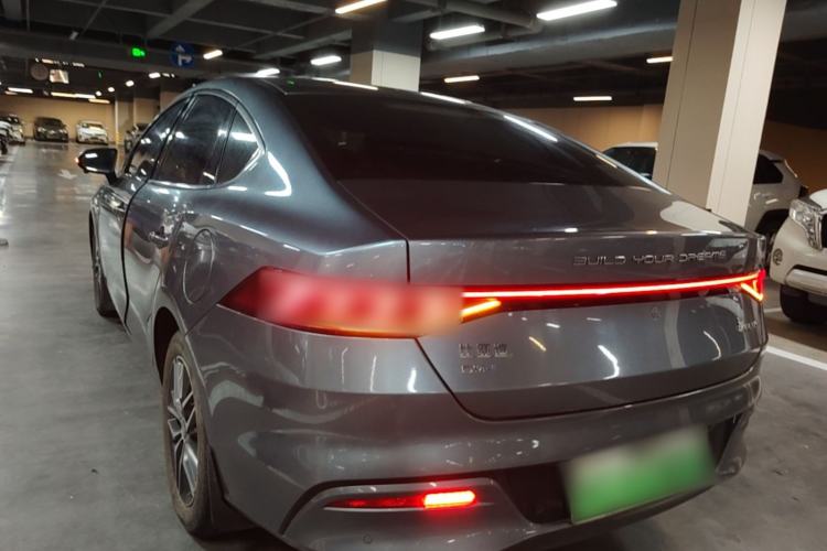 Used BYD Qin PLUS 2021 DM-i 55KM Flagship Model Rear Left 45 Deg