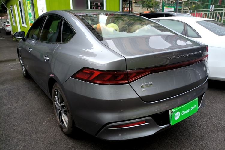 Used BYD Qin PLUS 2021 EV 500KM Luxury Model Rear Left 45 Deg