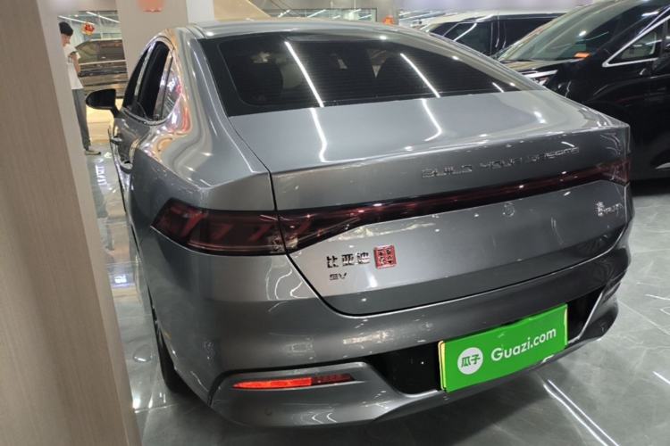 Used BYD Qin PLUS 2021 EV 500KM Luxury Model Rear Left 45 Deg