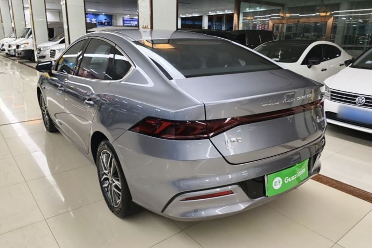 Used BYD Qin PLUS 2021 EV 400KM Luxury Model Rear Left 45 Deg