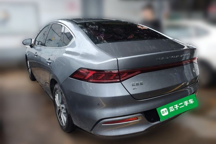 Used BYD Qin PLUS 2021 EV 500KM Luxury Model Rear Left 45 Deg