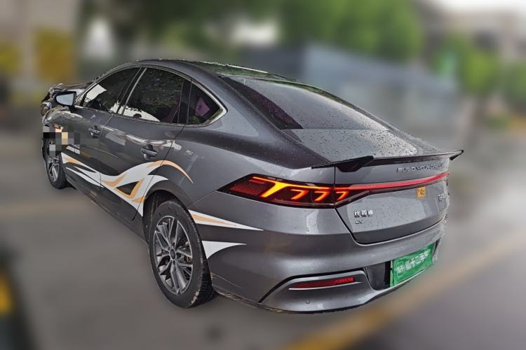Used BYD Qin PLUS 2021 EV 400KM Luxury Model Rear Left 45 Deg