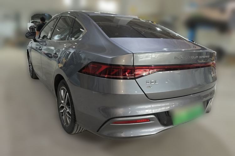 Used BYD Qin PLUS 2021 EV 500KM Luxury Model Rear Left 45 Deg