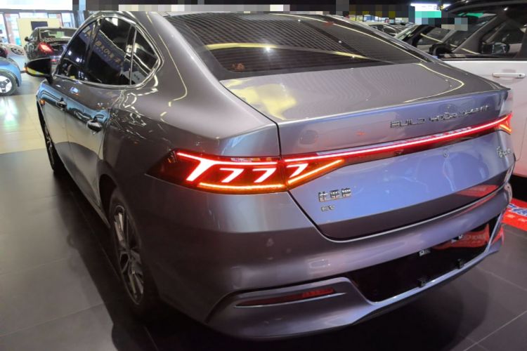 Used BYD Qin PLUS 2021 EV 400KM Luxury Model Rear Left 45 Deg