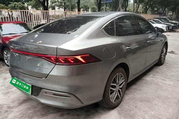 Used BYD Qin PLUS 2021 DM-i 55KM Flagship Model Rear Right 45 Deg