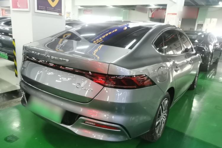 Used BYD Qin PLUS 2021 EV 500KM Premium Model Rear Right 45 Deg