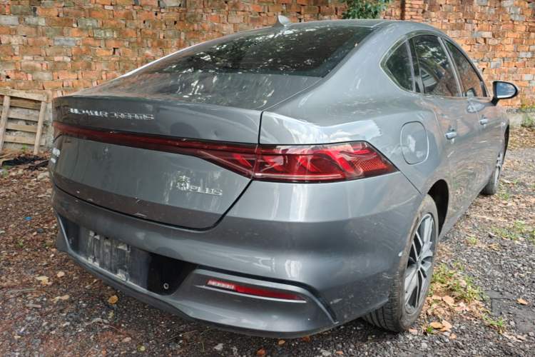 Used BYD Qin PLUS 2021 DM-i 55KM Flagship Model Rear Right 45 Deg