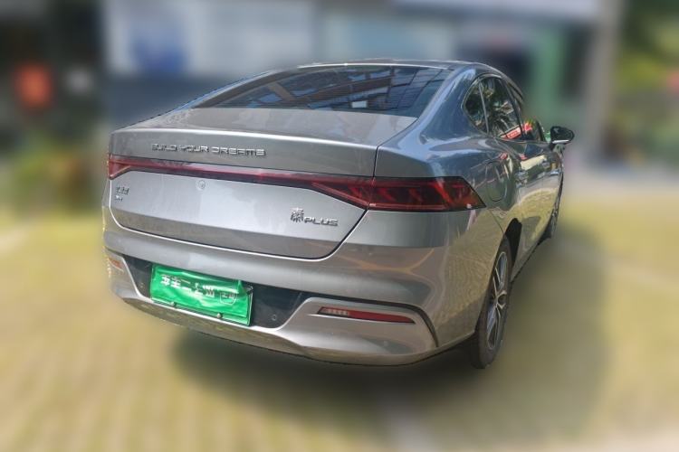 Used BYD Qin PLUS 2021 DM-i 55KM Flagship Model Rear Right 45 Deg