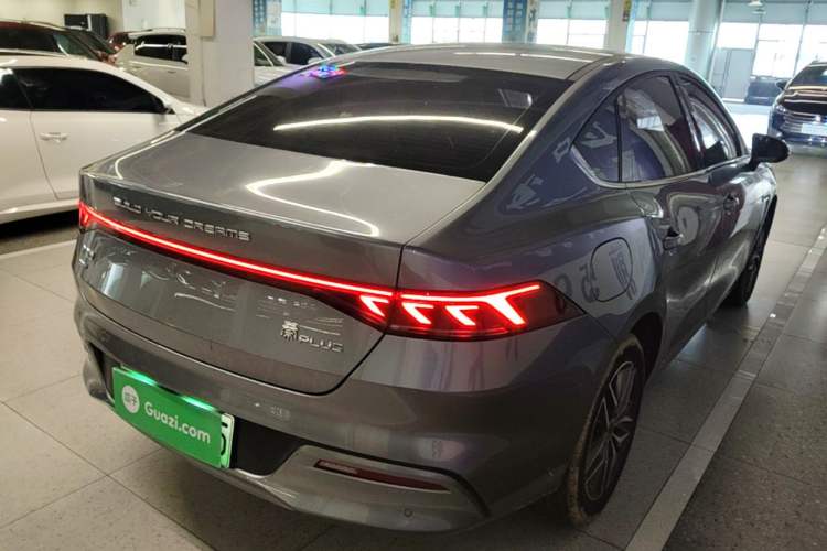Used BYD Qin PLUS 2021 DM-i 120KM Prestige Model Rear Right 45 Deg