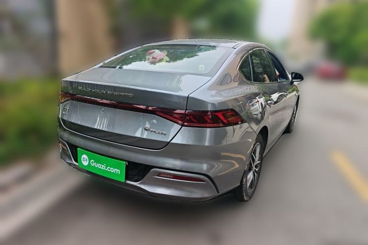 Used BYD Qin PLUS 2021 DM-i 55KM Flagship Model Rear Right 45 Deg