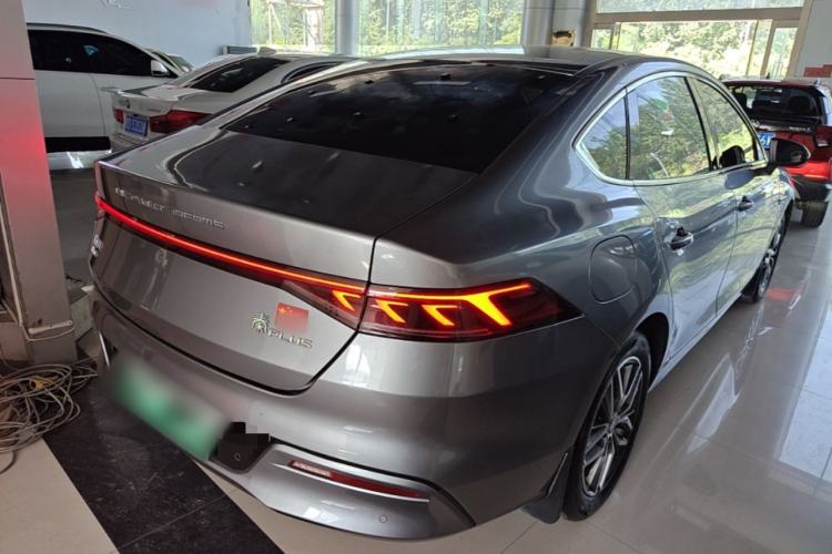 Used BYD Qin PLUS 2021 DM-i 55KM Flagship Model Rear Right 45 Deg