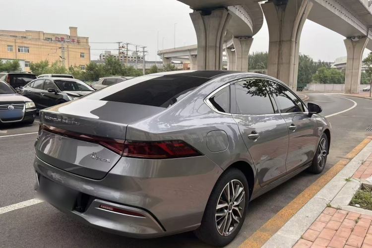 Used BYD Qin PLUS 2021 DM-i 55KM Flagship Model Rear Right 45 Deg