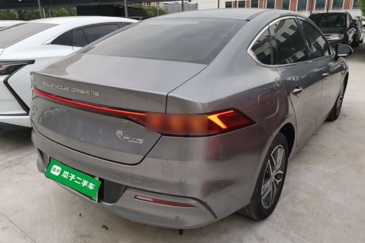 Used BYD Qin PLUS 2021 DM-i 55KM Flagship Model Rear Right 45 Deg