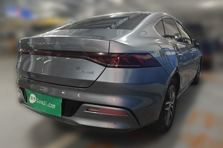 Used BYD Qin PLUS 2021 EV 500KM Luxury Model Rear Right 45 Deg