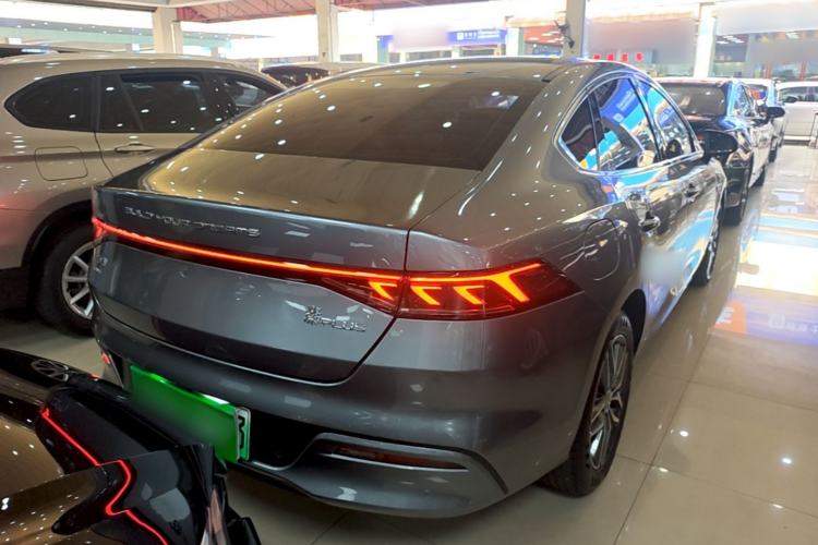 Used BYD Qin PLUS 2021 DM-i 55KM Flagship Model Rear Right 45 Deg
