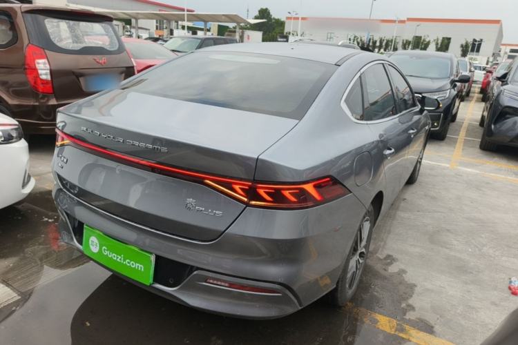 Used BYD Qin PLUS 2021 DM-i 55KM Flagship Model Rear Right 45 Deg
