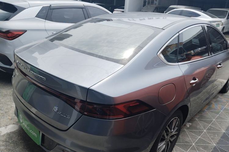 Used BYD Qin PLUS 2021 EV 500KM Luxury Model Rear Right 45 Deg