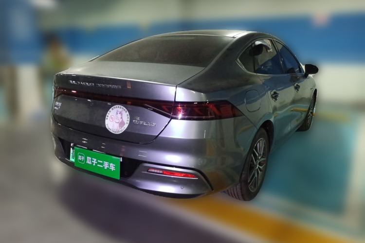 Used BYD Qin PLUS 2021 DM-i 55KM Flagship Model Rear Right 45 Deg