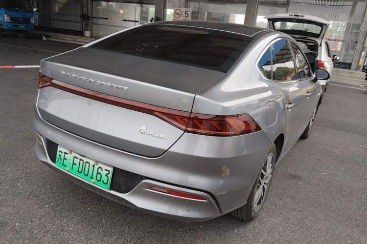 Used BYD Qin PLUS 2021 DM-i 120KM Flagship Model Rear Right 45 Deg