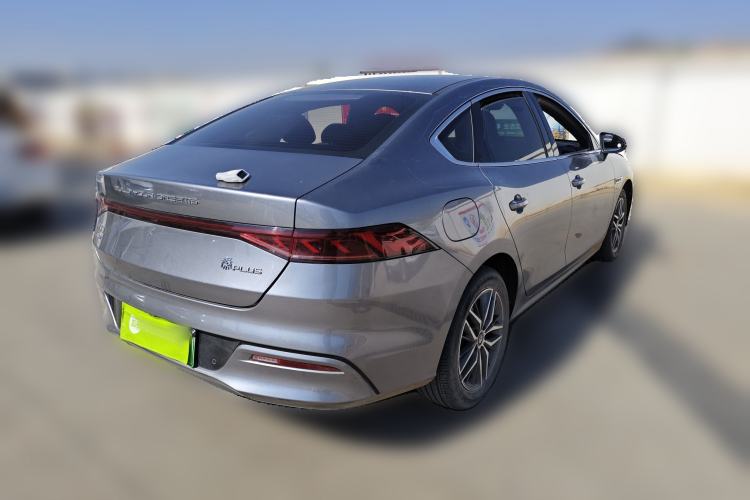 Used BYD Qin PLUS 2021 DM-i 120KM Flagship Model Rear Right 45 Deg
