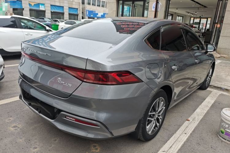 Used BYD Qin PLUS 2021 EV 500KM Luxury Model Rear Right 45 Deg