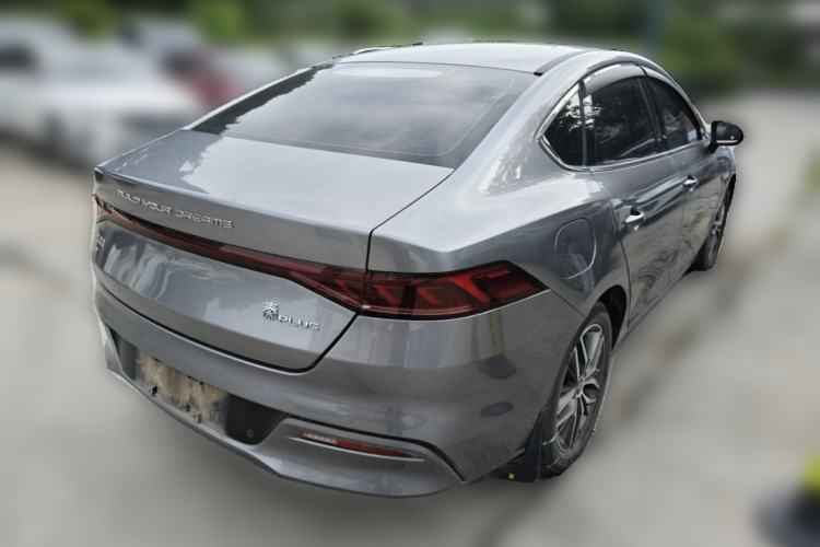 Used BYD Qin PLUS 2021 EV 500KM Premium Model Rear Right 45 Deg