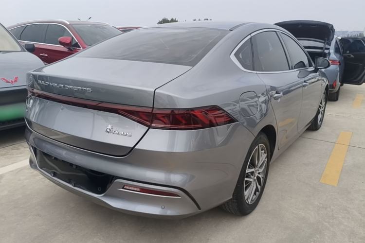 Used BYD Qin PLUS 2021 EV 500KM Luxury Model Rear Right 45 Deg