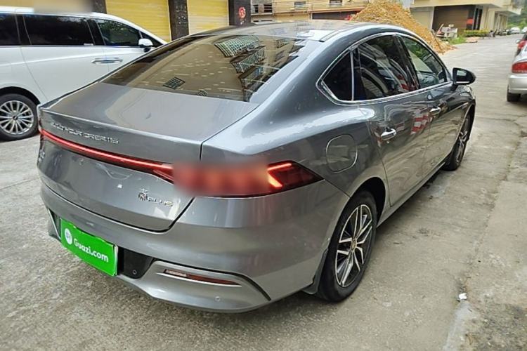 Used BYD Qin PLUS 2021 DM-i 55KM Flagship Model Rear Right 45 Deg